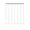 Z-Lite Farrell 7 Light Linear Chandelier, 6in. W x 11in. H, Brushed Nickel 3043P6-7L-BN - alternate 3